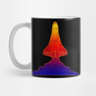 Retro Space Shuttle Mug